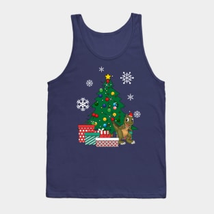 Ducky Around The Christmas Tree Land Before Time Tank Top